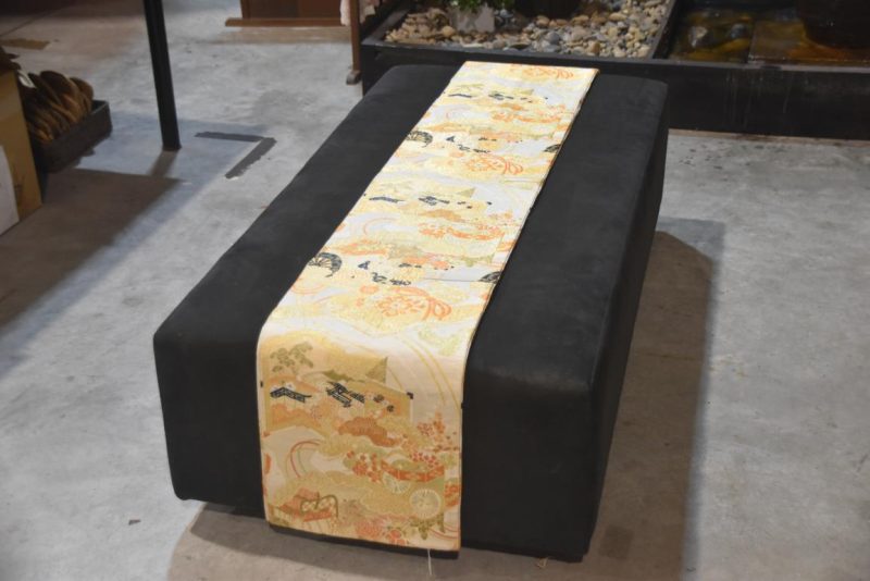 Vintage Maru Obi Sash Table Runner  Length:4000mm