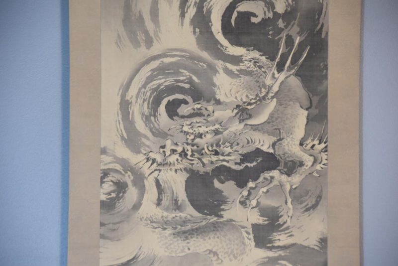 Sumi-E (Ink Brush) Dragon Scroll Height:1830mm