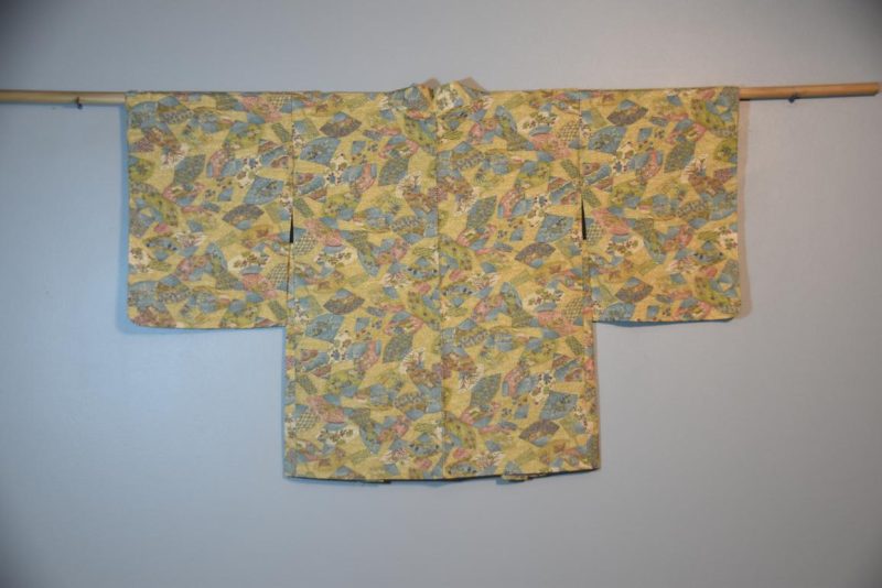 Yellow Vintage Silk Haori