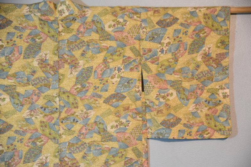 Yellow Vintage Silk Haori - Image 5