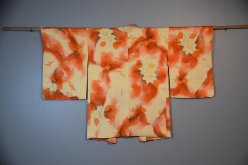 Yellow Vintage Silk Haori