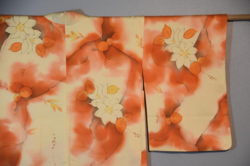 Yellow Vintage Silk Haori - Image 5