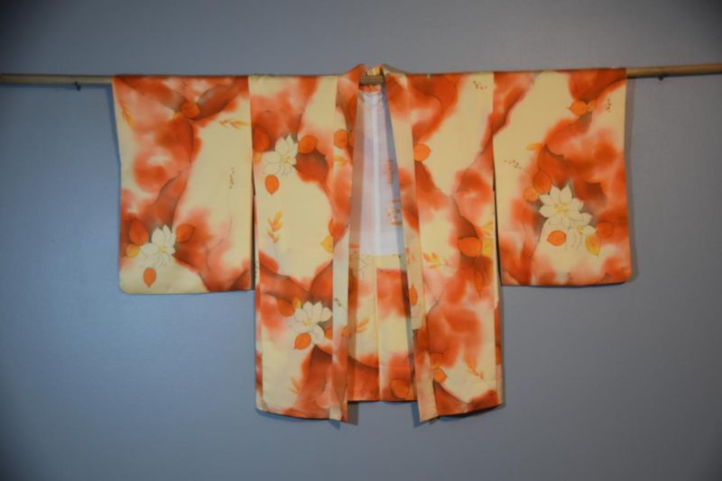 Yellow Vintage Silk Haori - Image 3