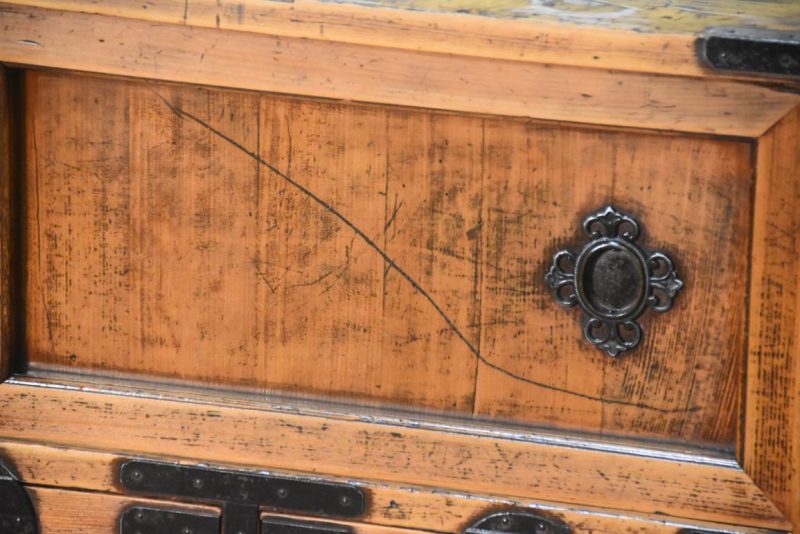 Antique Tokyo Merchant Chest Choba Dansu Width:805mm - Image 12