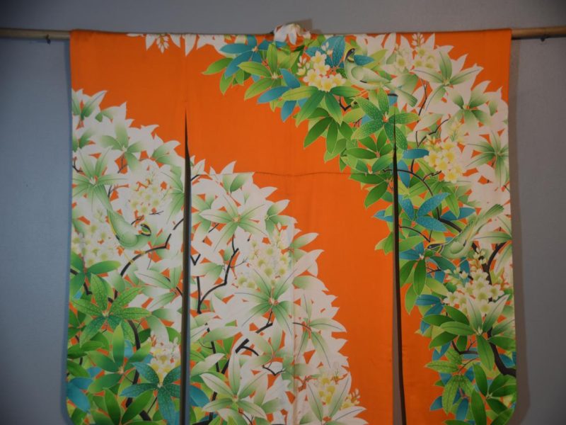 Japanese Silk Furisode Kimono - Image 3
