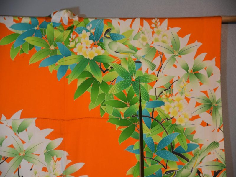 Japanese Silk Furisode Kimono - Image 5
