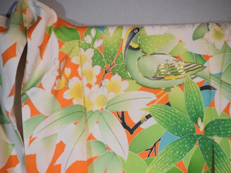 Japanese Silk Furisode Kimono - Image 4