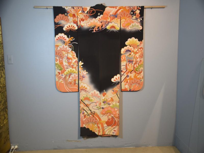 Japanese Silk Furisode Kimono