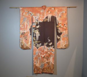 Japanese Silk Furisode Kimono