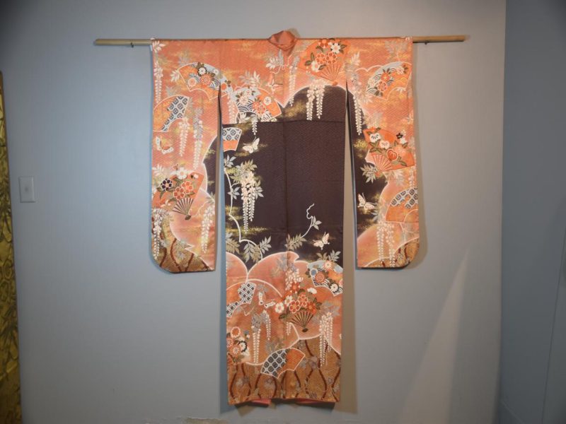 Japanese Silk Furisode Kimono
