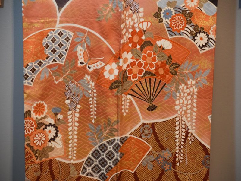 Japanese Silk Furisode Kimono - Image 2