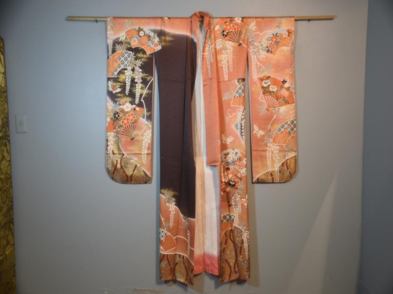 Japanese Silk Furisode Kimono - Image 4