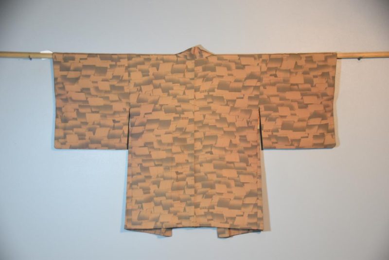 Japanese Roof Design Vintage Silk Haori Jacket