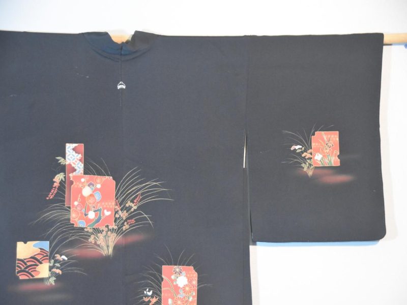 Motifs on a Silk Vintage Haori - Image 6