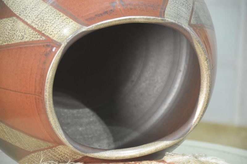 Japanese Modern Ceramic Vase Width:340mm - Image 8