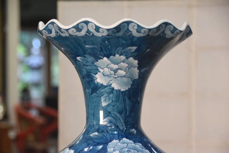Japanese Arita Ware Shishi Vase Height:553mm - Image 4