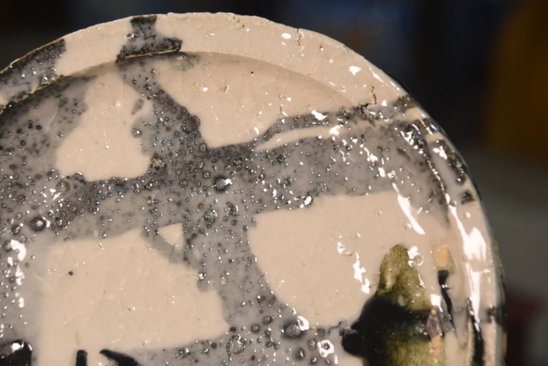 Shigaraki Pottery Plate by Takuma Murakoshi Width:260mm - Image 7