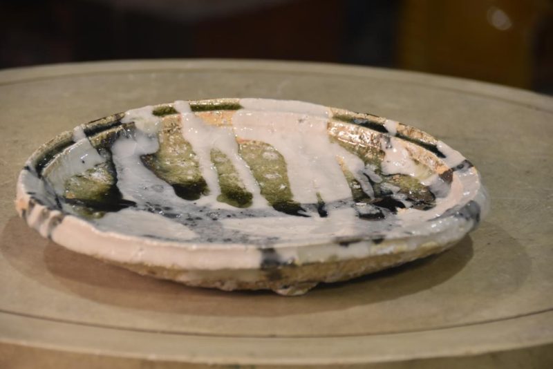 Shigaraki Pottery Plate by Takuma Murakoshi Width:260mm - Image 5