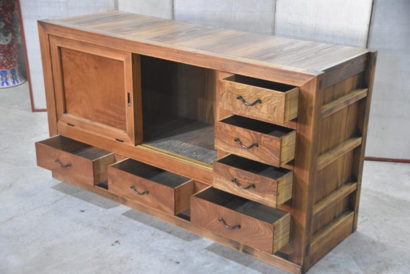 Antique Japanese Sideboard Width:1520mm - Image 6