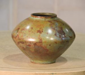 Bronze Murashido/Seido Vase Width:180mm