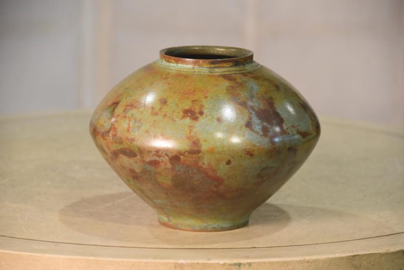 Bronze Murashido/Seido Vase Width:180mm
