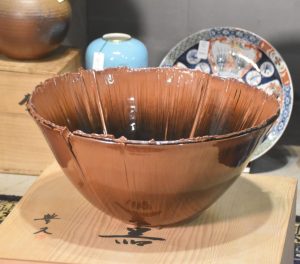 Large Mashiko Pottery Bowl Width:590mm