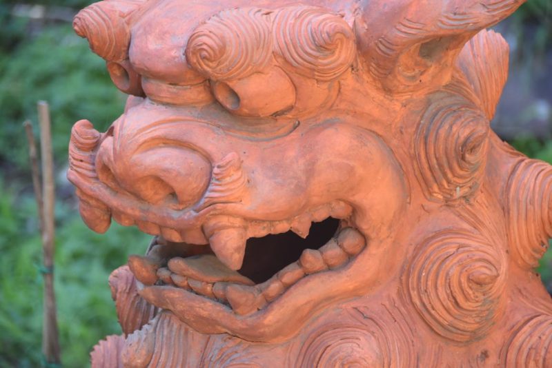 Okinawa Pottery Shishi Height:1030mm - Image 5