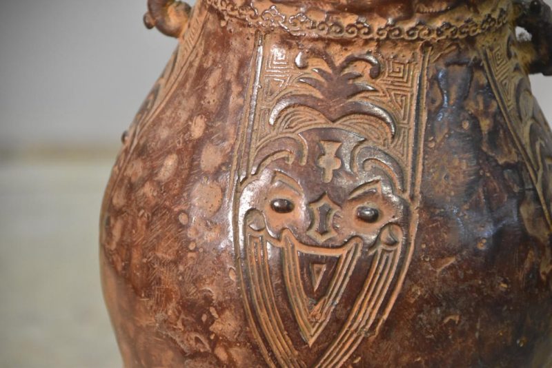 Vintage Bronze Vase Width:140mm - Image 3