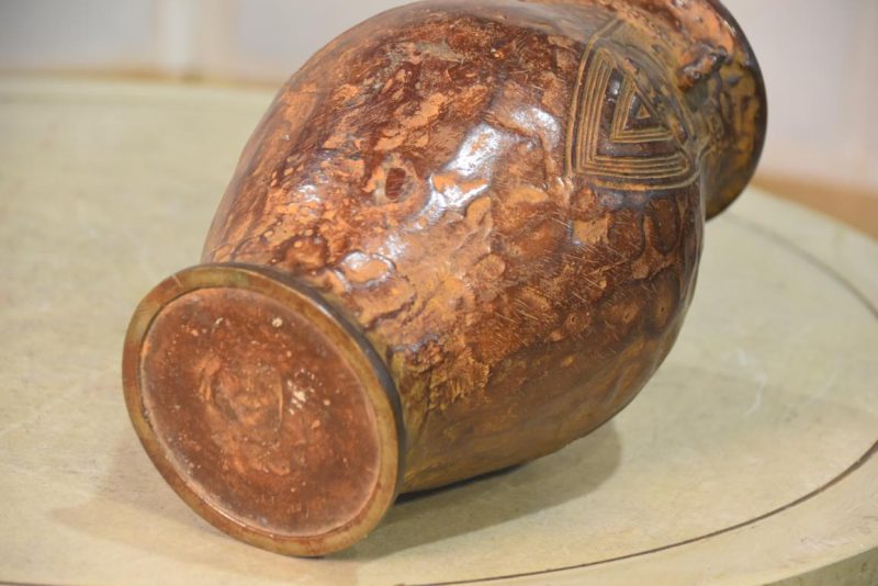 Vintage Bronze Vase Width:140mm - Image 4