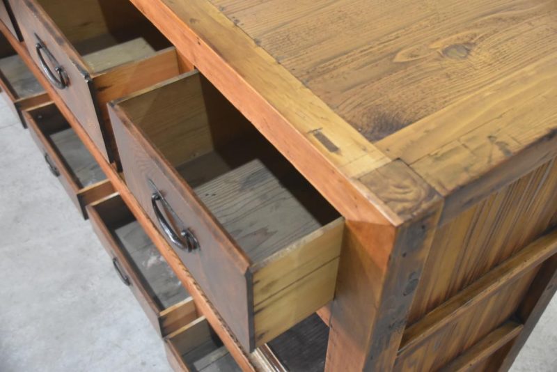 Antique Japanese Kitchen Chest Sideboard Width:1710mm's - Image 11