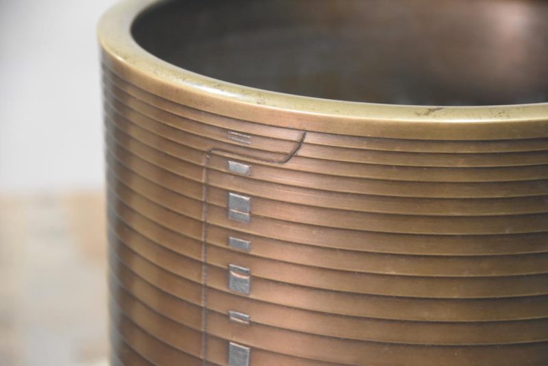 Bronze Hibachi Planter Width:252mm - Image 3