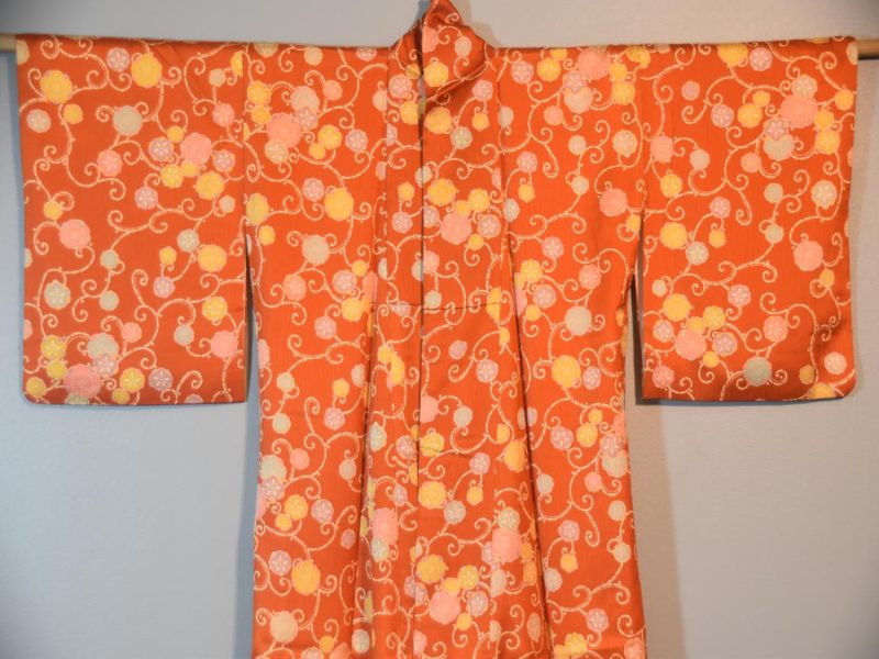 Japanese Vintage Silk Kimono - Image 4
