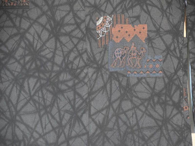 Metallic Thread Silk Haori - Image 3