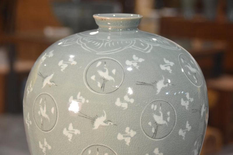 Korean Celadon Vase Height:425mm - Image 3