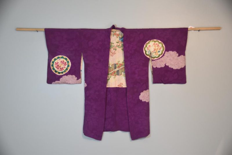 Japanese Purple Silk Haori
