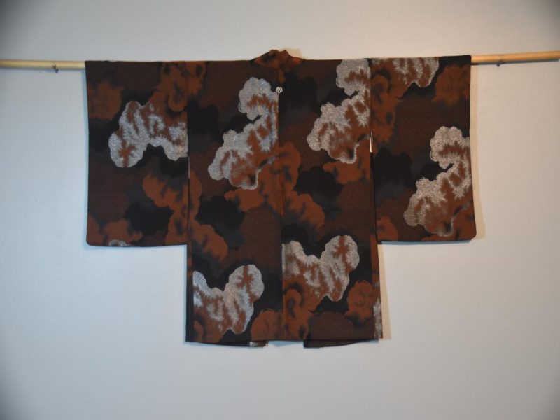 Dark and Stormy Silk Vintage Haori