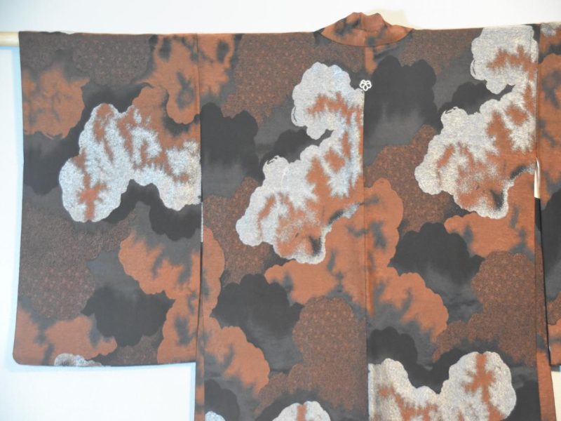 Dark and Stormy Silk Vintage Haori - Image 5