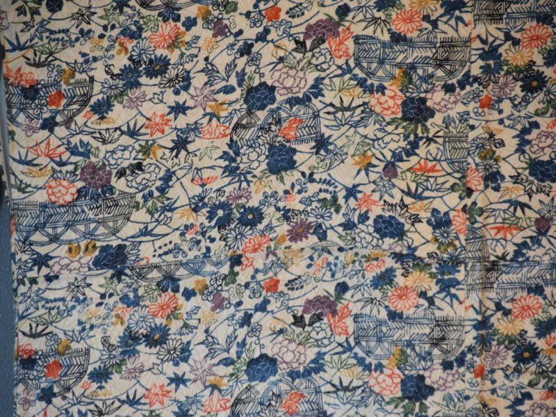 Japanese Vintage Silk Kimono - Image 2