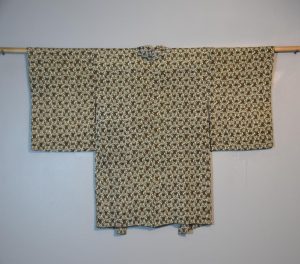 Olive Green Vintage Silk Haori Jacket