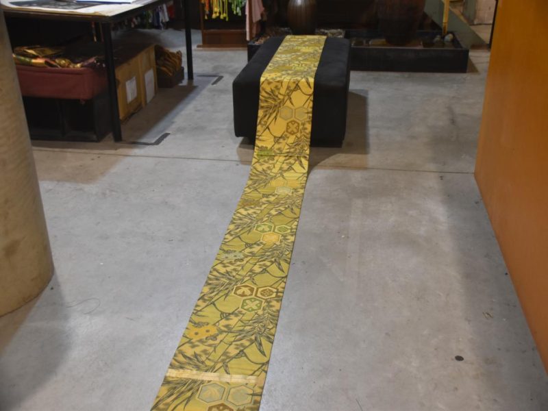 Bronze/Gold Vintage Obi / Table Runner Length:4000mm - Image 4