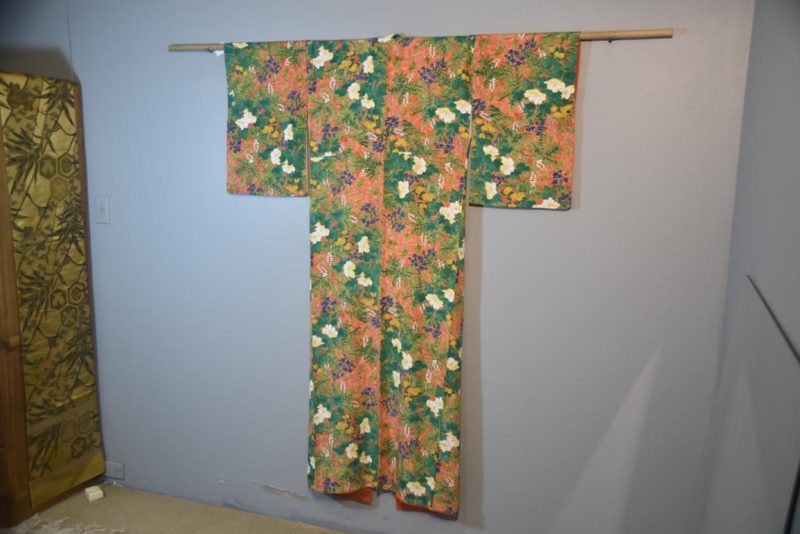 Vintage Silk Crepe Kimono - Image 4