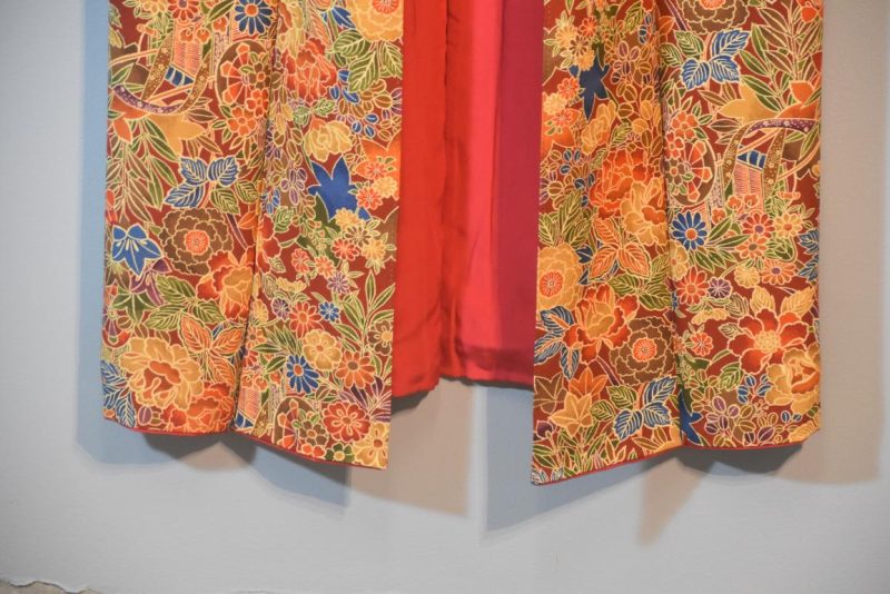 Vintage Silk Crepe Kimono - Image 7
