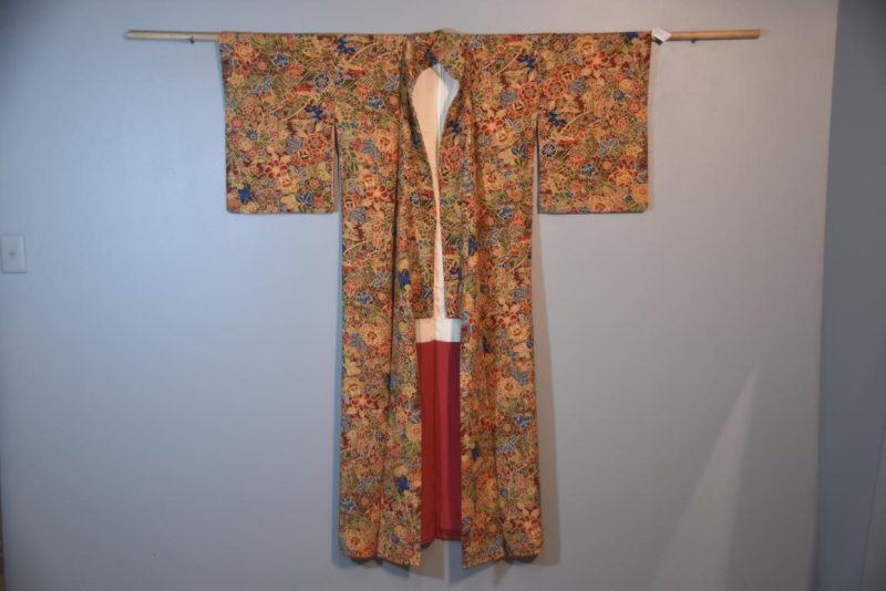 Vintage Silk Crepe Kimono - Image 5