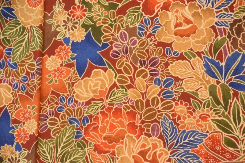 Vintage Silk Crepe Kimono - Image 2