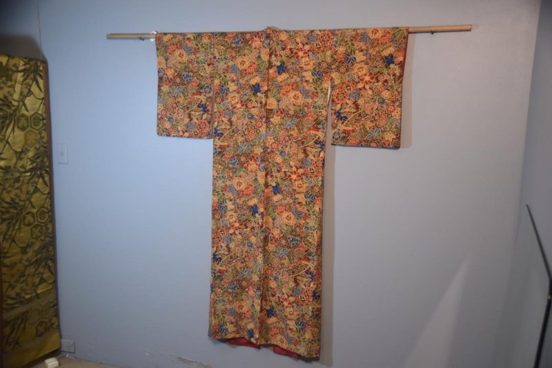 Vintage Silk Crepe Kimono - Image 4