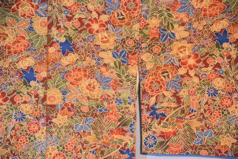 Vintage Silk Crepe Kimono - Image 3