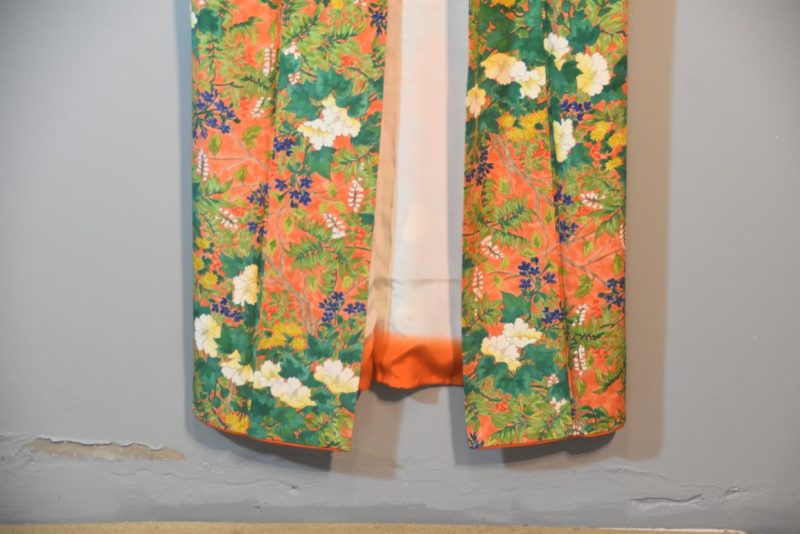 Vintage Silk Crepe Kimono - Image 7