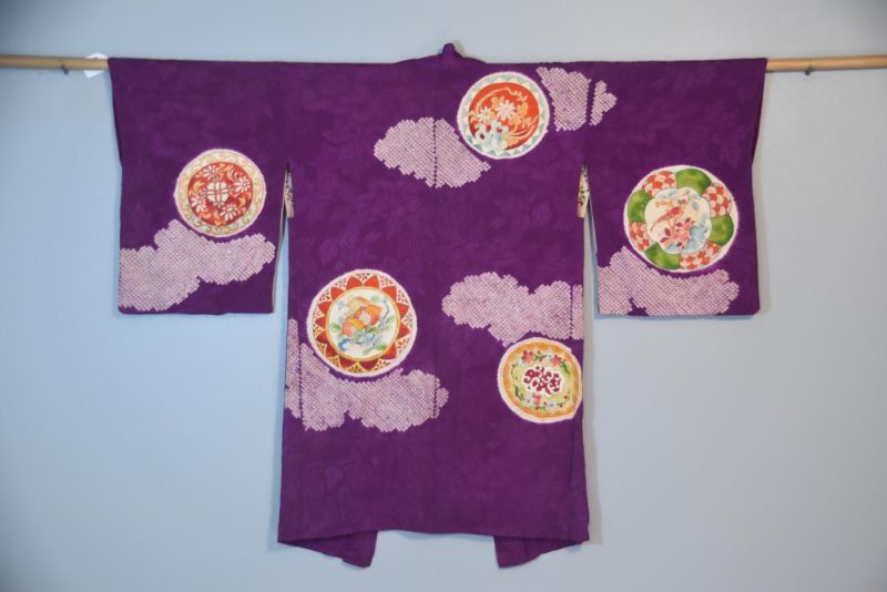 Japanese Purple Silk Haori - Image 7