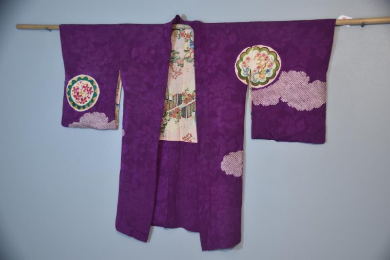 Japanese Purple Silk Haori - Image 6