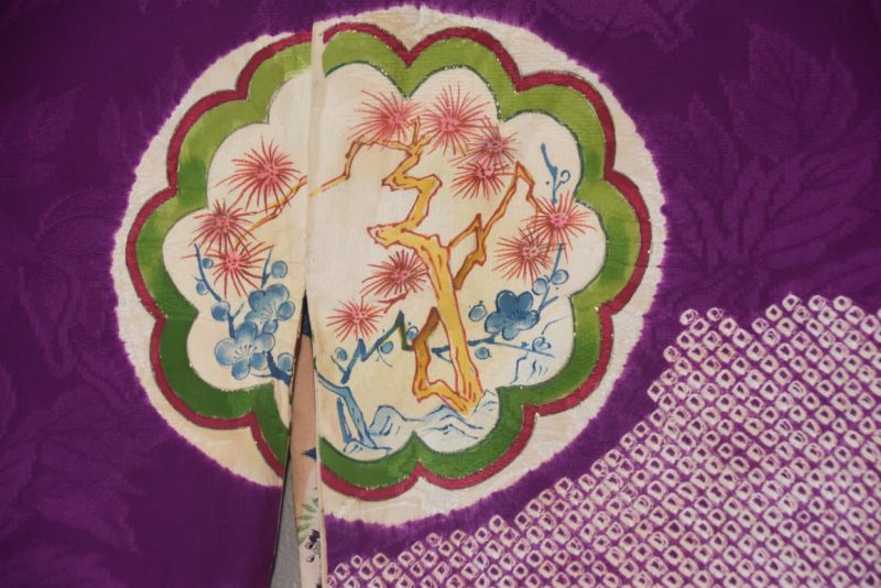 Japanese Purple Silk Haori - Image 5